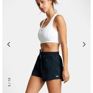 RVCA Black Yogger Stretch Short